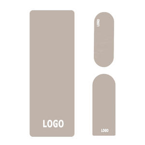 Tapis de <span class=keywords><strong>yoga</strong></span> ovale en caoutchouc PU extra long demi-rond avec logo personnalisé absorbant la transpiration d'usine - Product Image 2