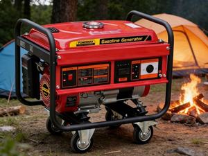 Generatore a Benzina Certificato CE EPA <span class=keywords><strong>2800</strong></span>/3000W 220V 50/60Hz 4 Tempi con Avviamento Elettrico a Strappo per Uso Domestico e Industriale - Product Image 1