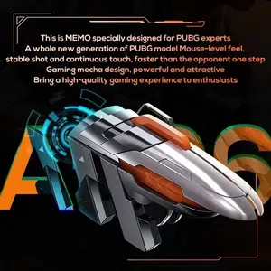 ทริกเกอร์เกมมือถือ 6 นิ้ว รุ่น AK06 สำหรับ <span class=keywords><strong>PUBG</strong></span> ช่วยเล็งยิง L1 R1 ปุ่มโลหะผสม สำหรับ IOS Android คอนโทรลเลอร์เกมแ<span class=keywords><strong>พ</strong></span>ด - Product Image 2