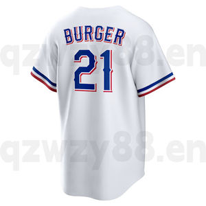 Toptan Özel Tasarım Erkekler İçin Teksas Beyzbol Formaları Nefes Alabilen Büyük Beden Polyester Spor Giyim İşlemeli Tasarım - Product Image 5