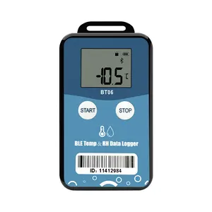 Bluetooth Tzone BT06 BLE Bluetooth 5.0 Waterproof IP65 Data Logger Long Distance Max 300 Meters Supports OEM Measures Temperature Humidity