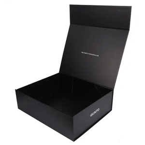 กล่องของขวัญพับได้แม่เหล็กแบบหรูหรา ทำจากกระดาษแข็ง พร้อมเชือกหิ้วแบบพกพาที่สามารถปรับแต่งได้ตามความต้องการ - Product Image 4