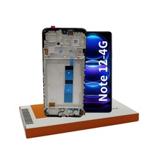 Pack de service LCD d'assemblage d'origine Note 12 pour Xiaomi Redmi Note 12 4G Téléphone mobile Pièces réparées LCD avec cadre de boîtier
