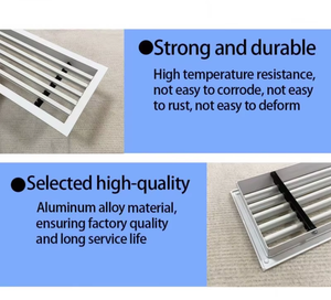 <span class=keywords><strong>Grille</strong></span> de ventilation extérieure durable en alliage d'aluminium moderne Ruiboyou, rectangulaire, à charnières, avec <span class=keywords><strong>filtre</strong></span>, taille personnalisée - Product Image 4