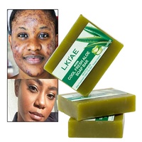 Savon éclaircissant naturel à l'acide kojique avec lait de chèvre et citron, éliminateur intensif des taches brunes et de l'acné, savon beauté éclatant pour une peau radieuse