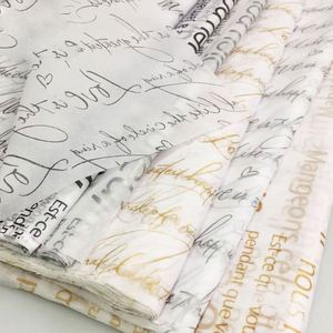 Papier de soie d'emballage avec logo de marque, papier d'emballage artisanal imprimé sur mesure pour vêtements, emballage cadeau, emballage de chaussures - Product Image 1