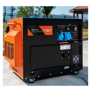 Générateur diesel silencieux monophasé 7.5kva prix en libye générateurs diesel dynamo remorquable générateur ca monophasé 220v