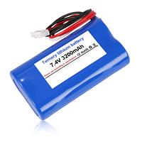 Paket Baterai Lithium 7.4V 3200mAh untuk Elektronik Konsumen, Headphone Bluetooth, dan Power Bank, serta Peralatan Listrik