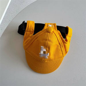 Luxo cão produtos <span class=keywords><strong>pet</strong></span> acessórios <span class=keywords><strong>pet</strong></span> chapéu verão lona <span class=keywords><strong>pet</strong></span> baseball <span class=keywords><strong>cap</strong></span> com orelha buracos - Product Image 2