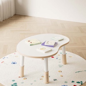 Bureau réglable en plastique pour <span class=keywords><strong>bébé</strong></span>, meubles pour enfants, crèche de style cartoon, table et chaise avec crayons - Product Image 1