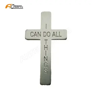 Cruz de oração de Deus da moda novo design Cruz da sorte Personalização por atacado Eu posso fazer todas as cruzadas para decoração e DIY