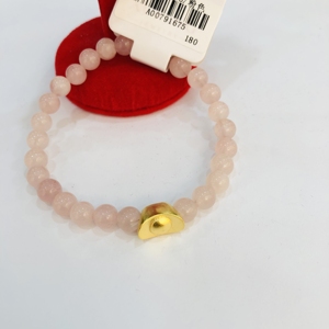 Shinxup — <span class=keywords><strong>Bracelet</strong></span> perles en <span class=keywords><strong>plastique</strong></span> pour femme, chaînette avec breloque, élastique, extensible, perles, porte-bonheur, 212 - Product Image 6