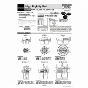 Modèle de coussin de vide pneumatique SMC ZPT80HSJ50-B01-A18 pour équipement de manutention - Product Image 1