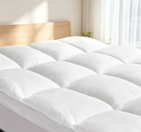 Surmatelas matelassé en peluche douce AOSEN, extra épais, garnissage en polyester alternatif au duvet, avec poche profonde de 8 à 21 pouces