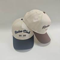 Gorras de Béisbol Deportivas de Dos Tonos, Personalizadas con Bordado OEM, de 5 Paneles, de Algodón, con Visera Curva, para Correr al Aire Libre