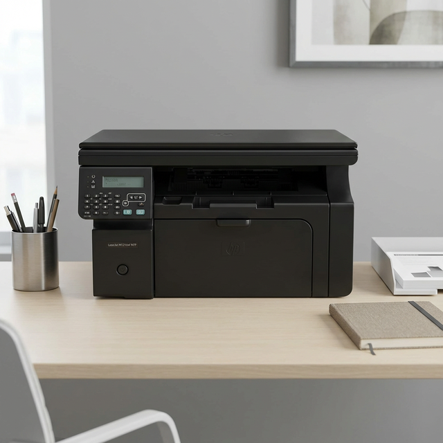 All-in-One Monochrome Flatbed Printer, Compact Small Printer Fit for 1213 1216 Office & Home