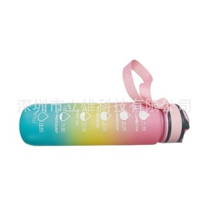 ขวดน้ำเด็กแบบกำหนดเอง กระบวนการผลิต IML พร้อมฝาปิด ปลอดสาร BPA สำหรับกลับไปโรงเรียน ภาชนะใส่เครื่องดื่มพลาสติก - Product Image 2