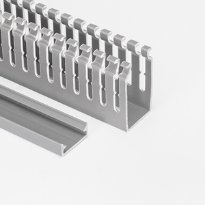 Câble ignifuge carré gris de PVC TrunkingTrough 30*30 câble rainurant électrique canal de câblage de fil de PVC - Product Image 2