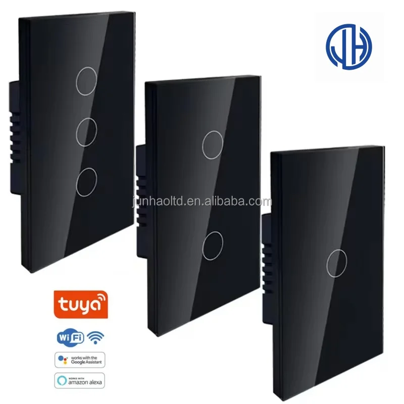 US Australia Standard 2 Way Tuya Wifi/Zigbee Home Power Point 1-4 Gang Smart Light Touch Interruptor Inteligente Wall Switch · image 1