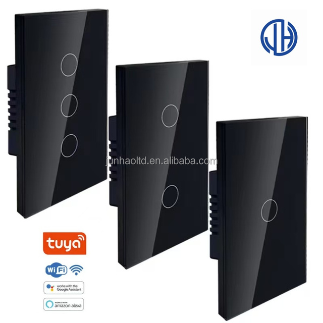 US Australia Standard 2 Way Tuya Wifi/Zigbee Home Power Point 1-4 Gang Smart Light Touch Interruptor Inteligente Wall Switch