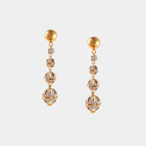 Boucles d'oreilles pendantes de haute qualité pour femmes, bijoux élégants et longs avec placage durable pour un usage quotidien et les mariages - Product Image 1