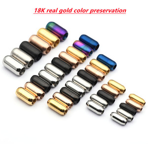 도매 DIY 보석 찾기 폐쇄 구멍 3mm 4mm 5mm 6mm 8mm 스테인레스 스틸 캡슐 배럴 팔찌 걸쇠 - Product Image 2