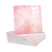 Naya – Lot de 10 panneaux muraux autocollants en PVC, motif marbre 3D moderne, résistants à l'humidité, 30x30 cm, pour salon, garantie 1 an