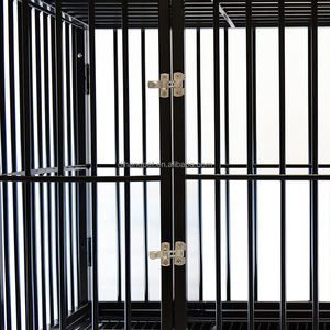 Toptan yüksek kaliteli ve güvenli katlanır kare tüp köpek kafesi disk makara sistemi <span class=keywords><strong>Pet</strong></span> kafesleri büyük indirim ile - Product Image 3