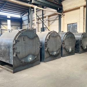 Gỗ Cứng Log Vỏ Dừa Chip Tre Ngang Luồng Không Khí Than Sinh Khí Lò Cho Than BBQ <span class=keywords><strong>Carbon</strong></span> Hóa Máy Than Bánh Caronizer - Product Image 6