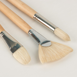 SINOART 68cm Poils Artiste Super Long Manche En Bois Super Grand <span class=keywords><strong>Pinceau</strong></span> pour Huile Acrylique - Product Image 3