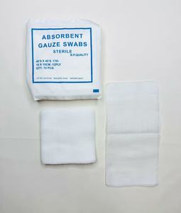 Compresas de Gasa Estériles 100% Algodón, Almohadillas de Gasa de Alta Calidad 100% Algodón Puro <span class=keywords><strong>para</strong></span> Cuidado de <span class=keywords><strong>Heridas</strong></span> - Product Image 2