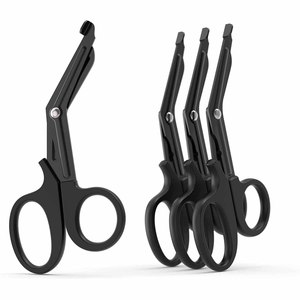 Tijeras para Vendajes de Acero Inoxidable con Hoja Curva y Borde Dentado de Grado Industrial para Trauma y Primeros Auxilios Médicos de Emergencia - Product Image 5