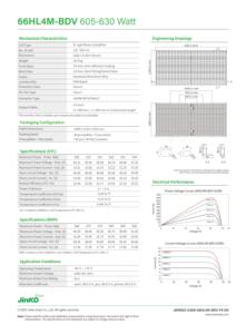 แผงโซลาร์เซลล์เชิงพาณิชย์ Jinko 610W 620W แบบ N-type สองหน้า รุ่นใหม่ คลังสินค้าสหรัฐอเมริกา คลังสินค้าแคลิฟอร์เนีย พร้อมส่งในสหรัฐอเมริกา - Product Image 6