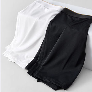 Venta al por mayor de calzoncillos de hombre con logotipo personalizado y bolsa de pelota bóxer de gimnasio calzoncillos de malla sólida transpirable de secado rápido para hombres ropa interior bóxer deportiva - Product Image 4