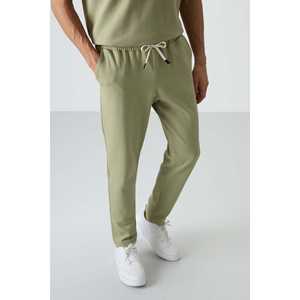 Ensemble de survêtement simple pour homme, vert clair, en coton, coupe ample, décontracté, respirant, pour adulte - Product Image 5