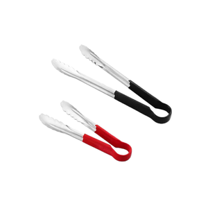 Pinces de cuisine robustes en acier inoxydable et plastique à long manche, lot de 4, écologiques pour barbecue et steak - Product Image 3