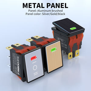 लानबू 28 मिमी * 22 मिमी rgb विकल्प 2/3 स्थिति लेचिंग रॉकर स्विच 2nc 9-24v 220v डस्टप्रूफ ब्लू लीड ip65 16a कंप्यूटर सामग्री - Product Image 5