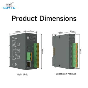 Module I/O distancé EtherCAT série M31 Ebyte ODM, esclave distribué, double ports Ethernet, acquisition de signaux analogiques et numériques - Product Image 2