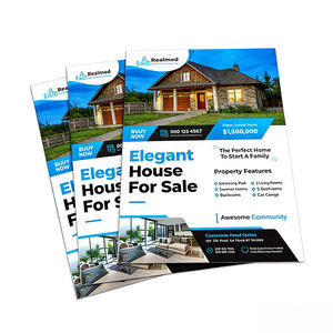 Folleto de Tarjeta Personalizado en Color A2 A3 A4 A5 A6, Catálogo Promocional Impreso Personalizado, Folleto Publicitario/ Volante para Negocios - Product Image 2