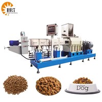 Alimento automático para mascotas, croquetas, alimento para peces, línea de producción completa, máquina para hacer comida seca para perros y gatos, línea de procesamiento