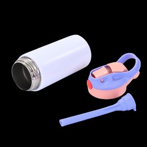 Kids Insulated Stainless Steel Straw Water Bottle BPA Free Leak Proof Design Reusable Thermal Bottle for School Sports - Product Image 2