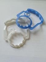 Poignée de seau en plastique anti-fatigue de 45 mm, jetable, ergonomique, multicolore, de qualité alimentaire, pour bouteilles d'eau d'usine, modèle HT45