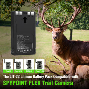 بطارية ليثيوم قابلة لإعادة الشحن متوافقة مع كاميرات المراقبة الخلوية Flex Series <span class=keywords><strong>M</strong></span> Dark S-Dark S G36 SPYPOINT LIT-22 متوفرة في المخزون - Product Image 2