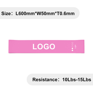 Custom Logo Resistance <b>Bands</b>, Exercise Loop <b>Band</b> 5-Set with Carry Bag, Elastic <b>Workout</b> <b>Bands</b> for Men Women, Strength Training - Product Image 3