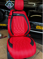 Housse de siège de voiture de luxe de conception originale, neuve d'usine, avec surpiqûres en diamant, sur mesure, en cuir, pour Mercedes Benz G63