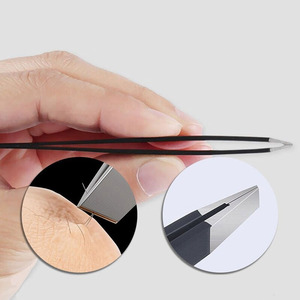 Juego de Pinzas para Cejas de la Mejor Calidad, Instrumentos de Belleza de Acero Inoxidable, Color Personalizado, Pinzas Cómodas para Depilar Cejas - Product Image 5