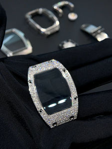 Boîtier de montre en céramique personnalisé de 41mm Ensemble d'accessoires de montre mécanique automatique RM contenant un cadran en verre saphir - Product Image 4