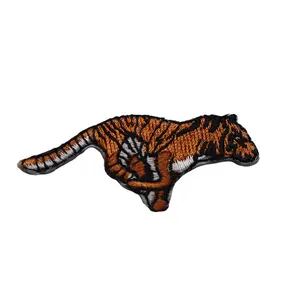 Tiger Vải Logo Vá Biểu Tượng Tùy Chỉnh May Trên Vá Máy Thêu Các Bản Vá Lỗi