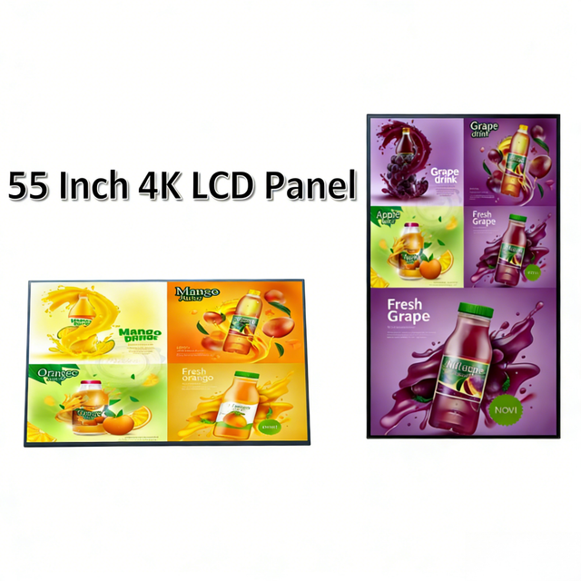 AUO 55 Inch 4K LCD Panel P550QVN02.0  Resolution 3840x2160 High Brightness 700 Cd/m2 Applied Display Digital Signage
