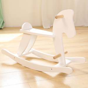 Caballito Mecedor de Madera para Niños, Estilo Europeo, Juguetes Mecedoros para Niños - Product Image 4